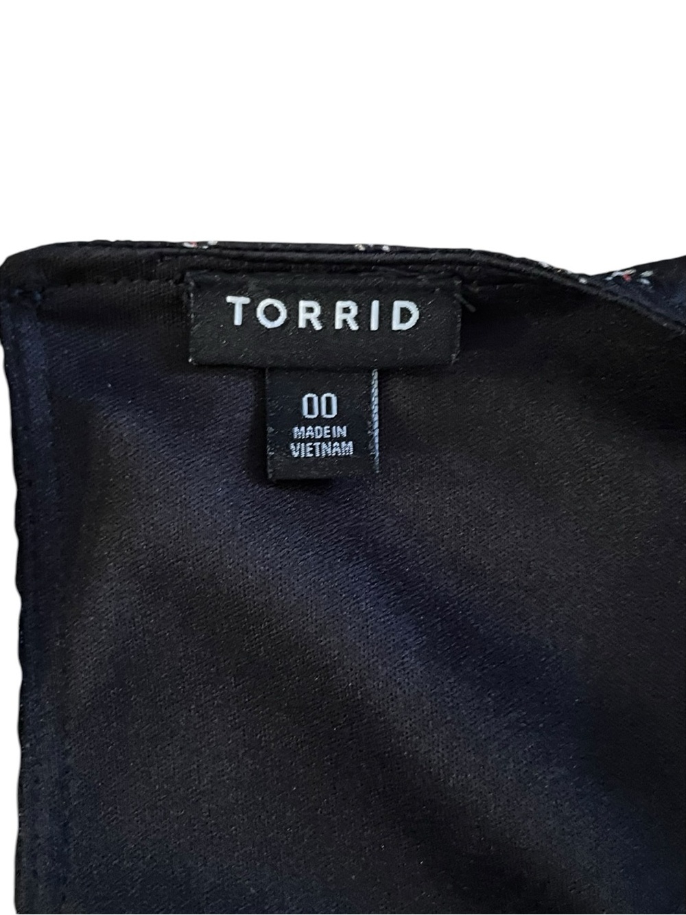 Torrid Mini Lurex Chiffon Tiered Dress Black Long Sleeve Size 00 Plus Boho - Picture 8 of 14